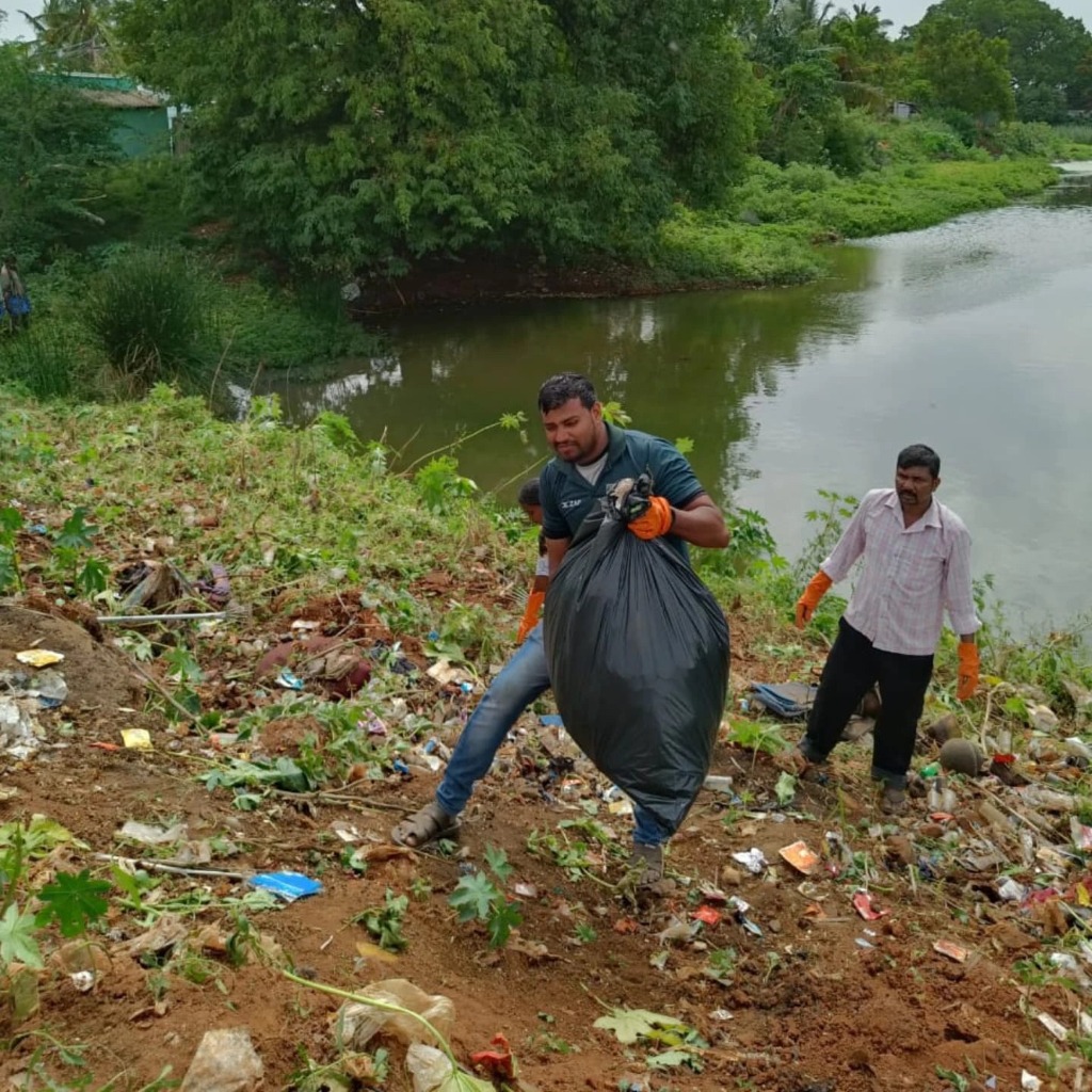 Riverway revival and cleanup in Coimbatore